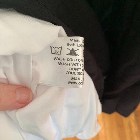 Collectif Enora Dress Black & White Colorblock - Picture 5 of 6